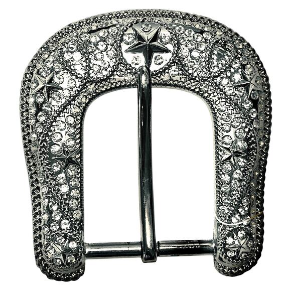 Isabella's Journey Large Statement Texas Star Belt Buckle Rhinestone Western NWT - Picture 1 of 13